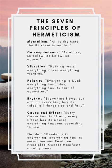 hermeticism beliefs.